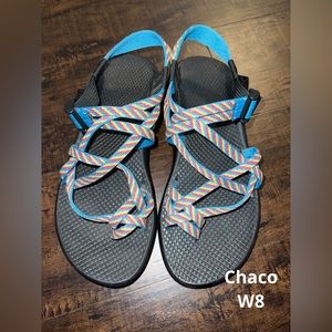 Chaco Sandals, size 8, very colorful!